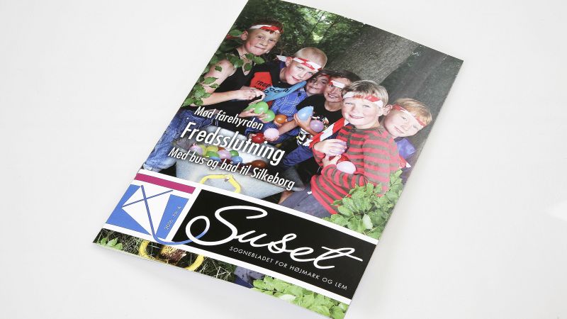 kombination af kirke- og sogneblad